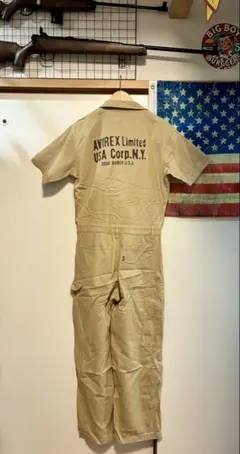 ☆レア☆ アビレックス AVIREX つなぎ オールインワン 半袖 春 夏