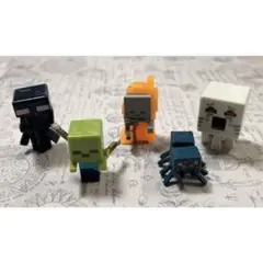 マイクラ ミニフィギュア⑤【敵モブ5体セット】