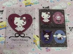 サンリオ キティ 集合 レア カード カーコネ ガチャプリント