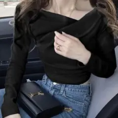 3Wayドレープカシュクールトップス[dk1261] GRL