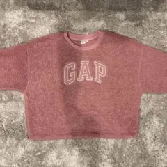 GAP Lサイズ ピンク クロップドスウェット