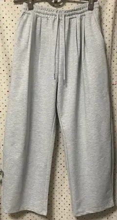 「美品❗️」discoat キレイメスウェットタックパンツ