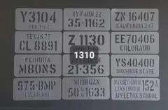 [1310] ステンシルシート ミニサイズ 12枚セット