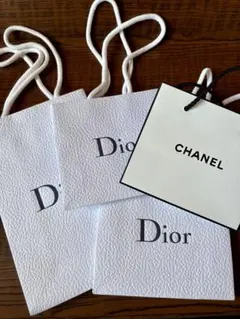 ショッパー 4枚セット Dior CHANEL コンパクトサイズ