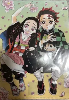 新品未開封◼️鬼滅の刃 吾峠呼世晴原画展A4クリアファイル ＆下敷きセット