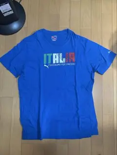 Puma ITALIA Tシャツ 青