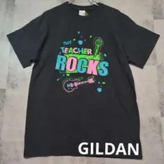 GILDAN ギルダン ロックT ミュージックTシャツ M ブラックのサムネイル