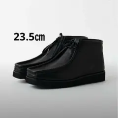 新品未使用【MARW ユナイテッドアローズ】レザーアンクルブーツ 23.5 黒