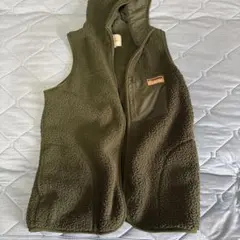 LOGOS DAYS フリースベスト LL オリーブグリーン