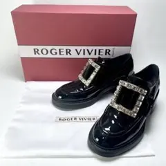Roger Vivier ヴィヴレンジャー パテントレザー ローファー ヒールのサムネイル