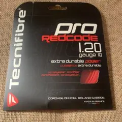 【ラスト1張り】Tecnifibre Pro Redcode 1.20