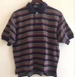Polo by Ralph Lauren ポロシャツ マルチボーダー M