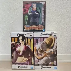 ワンピース フィギュア3個セット ドラゴン・ハンコック・ルフィ