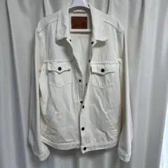 Levi's ホワイト デニムジャケット Lサイズ