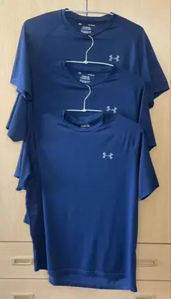 アンダーアーマー Tシャツ 3枚セット　XL ネイビー　アカデミー