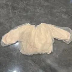 petit main プティマイン チュール重ね トップス / サイズ80