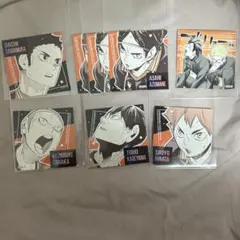 スクエアステッカー　烏野