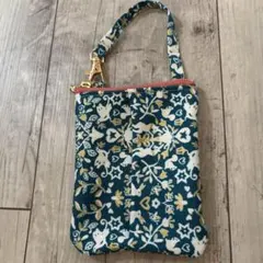 ポケットティッシュケース付きミニポーチ