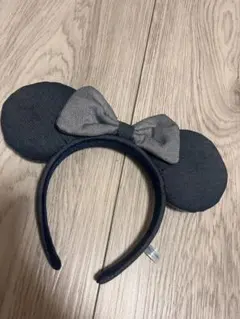 美品　ミニー　カチューシャ　デニム