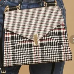 31 Sons de mode チェック パッチワーク ショルダーバッグのサムネイル