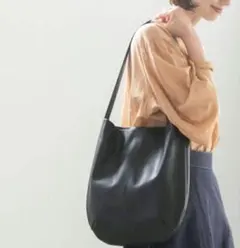 北欧暮らしの道具店 撥水レザー2wayバック ブラック