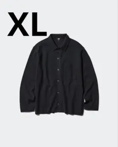 ユニクロ　ミラノリブシャツカーディガン