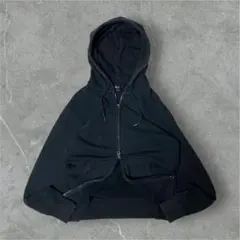 00s archive OLD UNIQLO ダブルジップパーカー Y2K 短丈