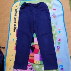 ユニクロ　ストレッチ　デニム　160 パンツ　裏起毛　男の子　女の子　小学生