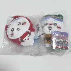 ハチワレ ちいかわ エニマイくじ オーナメント ぬいぐるみキーホルダー