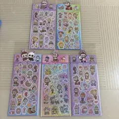 LABUBU キャラクターシール 5シートセット①