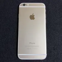 【ジャンク品】iPhone6 64GB ゴールド SIMロック有 78%