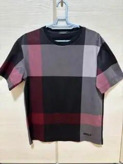 ✨美品✨BLACK LABEL チェック柄 Tシャツ　Mのサムネイル