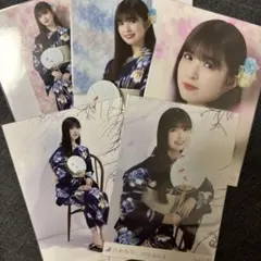乃木坂46 小川彩 生写真 2023.July-Ⅱ 浴衣 コンプ