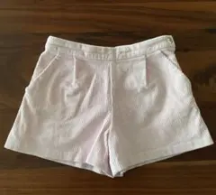 ジャカディ Jacadi ピンクコーデュロイ ショートパンツ