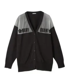 MARY QUANT シースルーロゴカーディガン（ブラック）完売品のサムネイル
