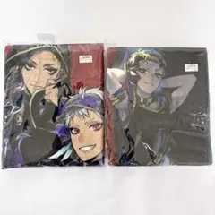 Disney ツイステ フェイスタオル×2 新品　スカラビア寮