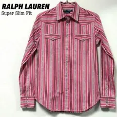 Ralph Lauren 長袖 スーパースリム フィットシャツ メンズ S