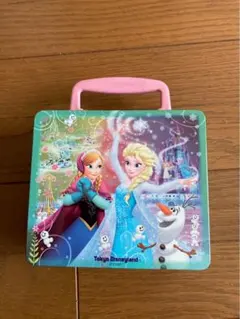東京ディズニーランド アナとエルのフローズンファンタジー2017 お菓子空缶