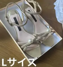 Lily brown L.B CANDY STOCK パール付きビジューサンダルのサムネイル