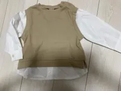 プティマイン　重ね着風トップス