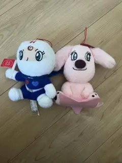 ロールパンナちゃん　レアチーズちゃん　ぬいぐるみ　アンパンマン