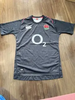 カンタベリー ラグビーウェア O2 ロゴ S 黒