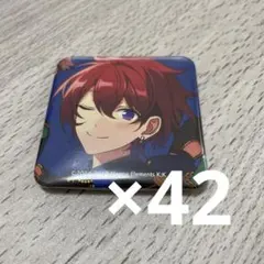 あんスタ 朱桜司 缶バッジ TRIP アルバム スクエア缶 42個 有償特典 ①