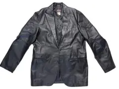 Woolrich 豚革レザーテーラードジャケット ブラック XLのサムネイル