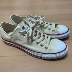 クリーム色 ローカット スニーカー新品