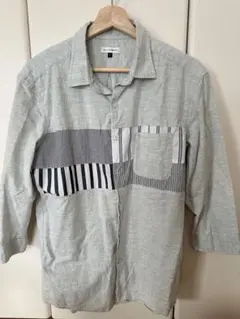 &.V.V. HOMME 7部丈 シャツ XL