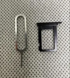 iPhone12mini用（ブラック・黒）　SIMトレイ・SIMトレー