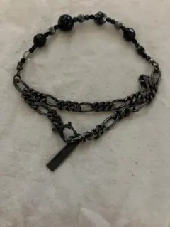 yohji yamamoto s'yte ブレスレット オニキス - メルカリ