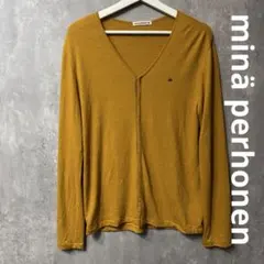 【アンゴラ100%/日本製】ミナペルホネン cozy カットソー M 難ありのサムネイル