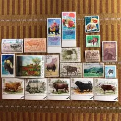 令和3年の干支は丑！牛が図柄の切手20種！年賀状作成にも！可愛くて癒されます！
